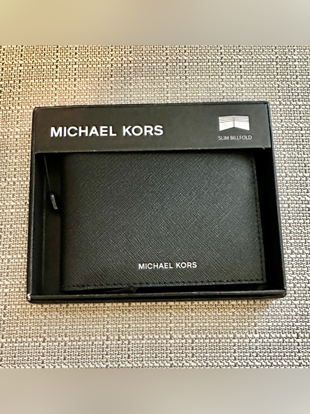 Michael Kors Men's Slim Billfold Wallet - Black